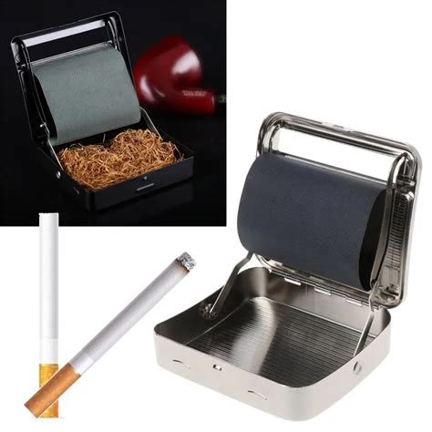 metal cigarette rolling box|commercial automatic cigarette rolling machine.